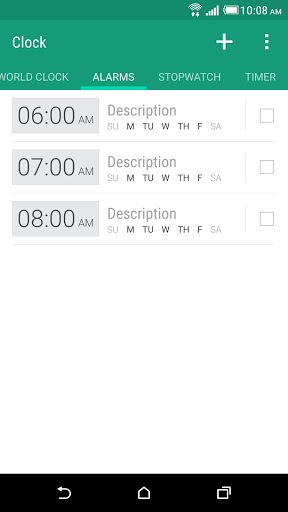 HTC Clock Captura de tela 2