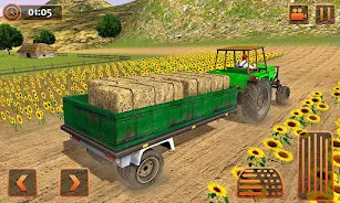 Farm Tractor Cargo Driving Sim スクリーンショット 2