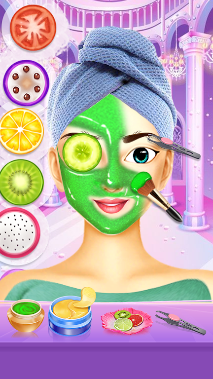 Dress Up Girls Makeup Game Captura de pantalla 1