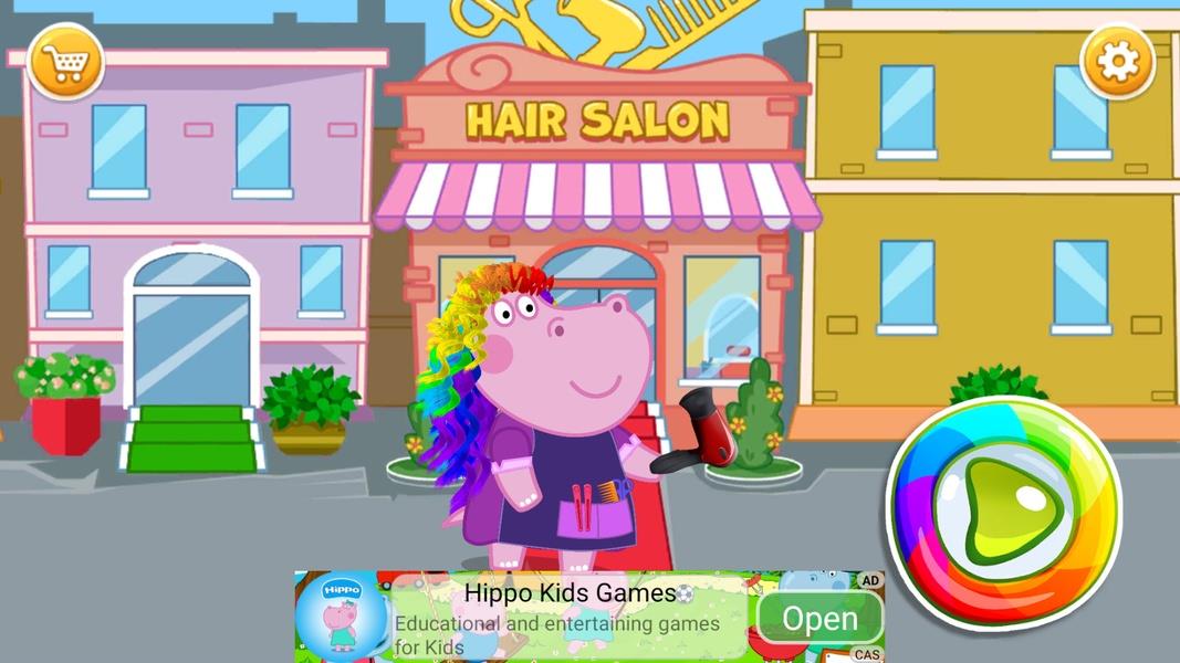 ヘアサロン：女の子のためのファッションゲーム スクリーンショット 1