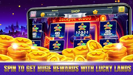 Lucky Lands Slots Money Casino स्क्रीनशॉट 2