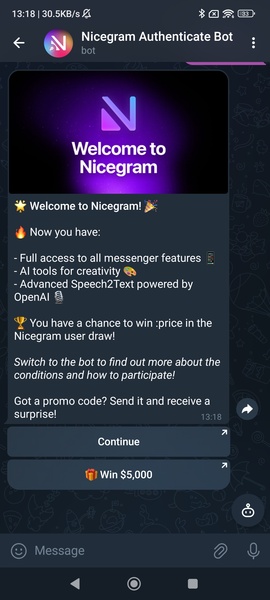 Nicegram: AI Chat for Telegram Скриншот 2