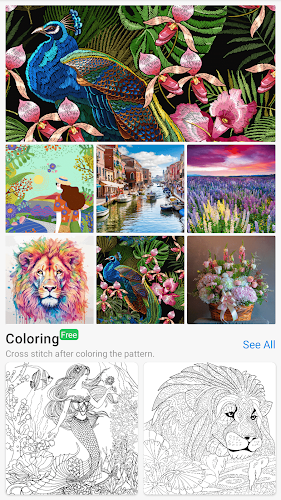 Cross Stitch Coloring Book Screenshot 2