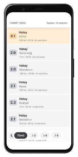 Zelzele Son 100 Deprem 스크린샷 4