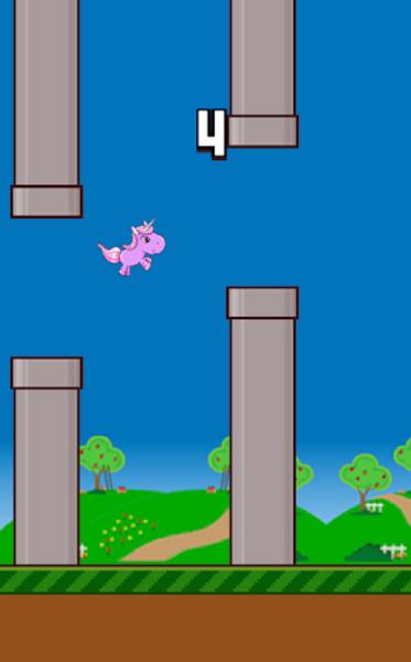 Flappy Unicorn Captura de tela 4