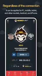 MonkeyVPN-Perfect 3 ways VPN Captura de pantalla 3