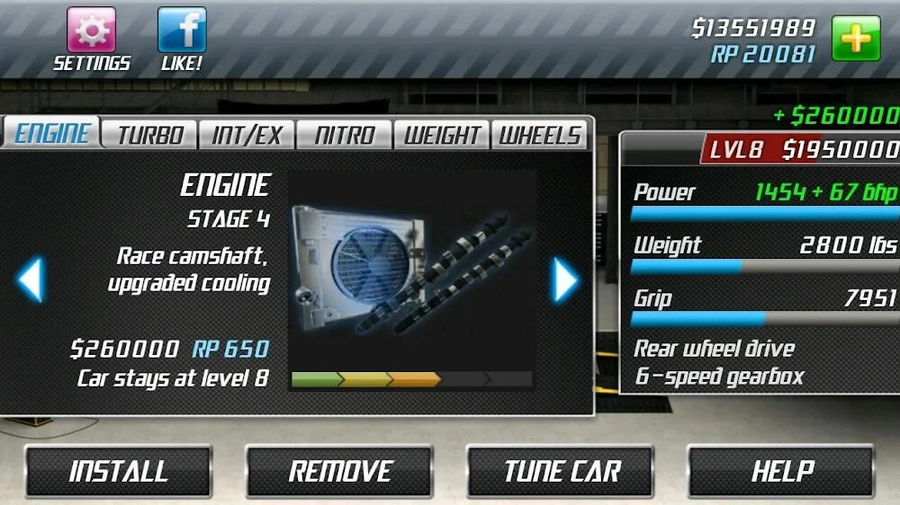 Drag Racing Mod 스크린샷 3