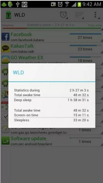 Wakelock Detector-Save Battery Capture d'écran 3