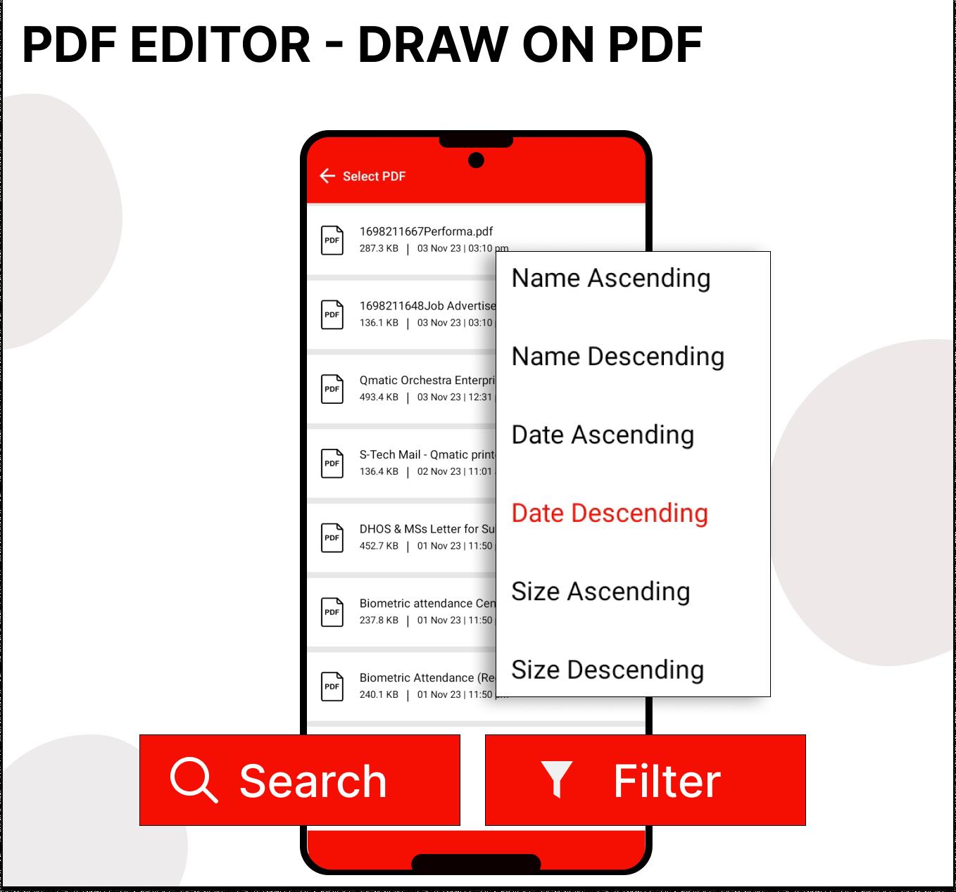 Pdf Editor - Draw on Pdf Capture d'écran 2