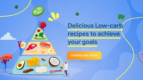 Low carb recipes diet app Capture d'écran 1