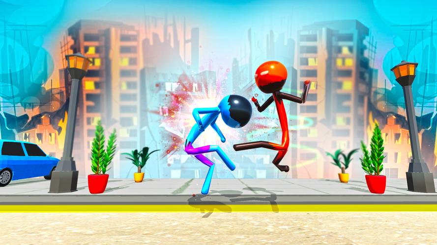 Stickman Ninja Fight: Ropehero Screenshot 3