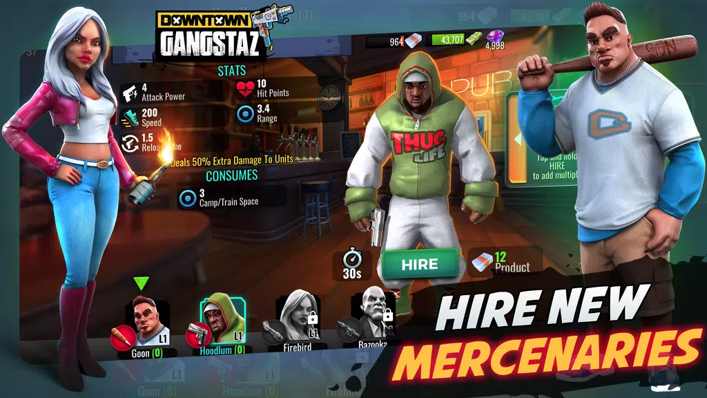Downtown Gangstas: War Game Captura de tela 2
