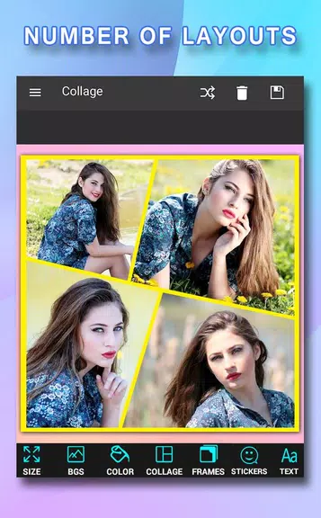 Pic Frames Collage應用截圖第4張