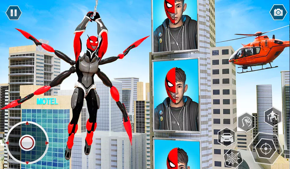 Black Spider Rope SuperHero应用截图第4张
