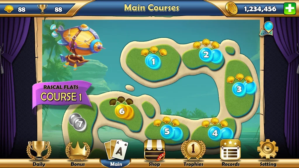 Seagirt Solitaire Screenshot 2