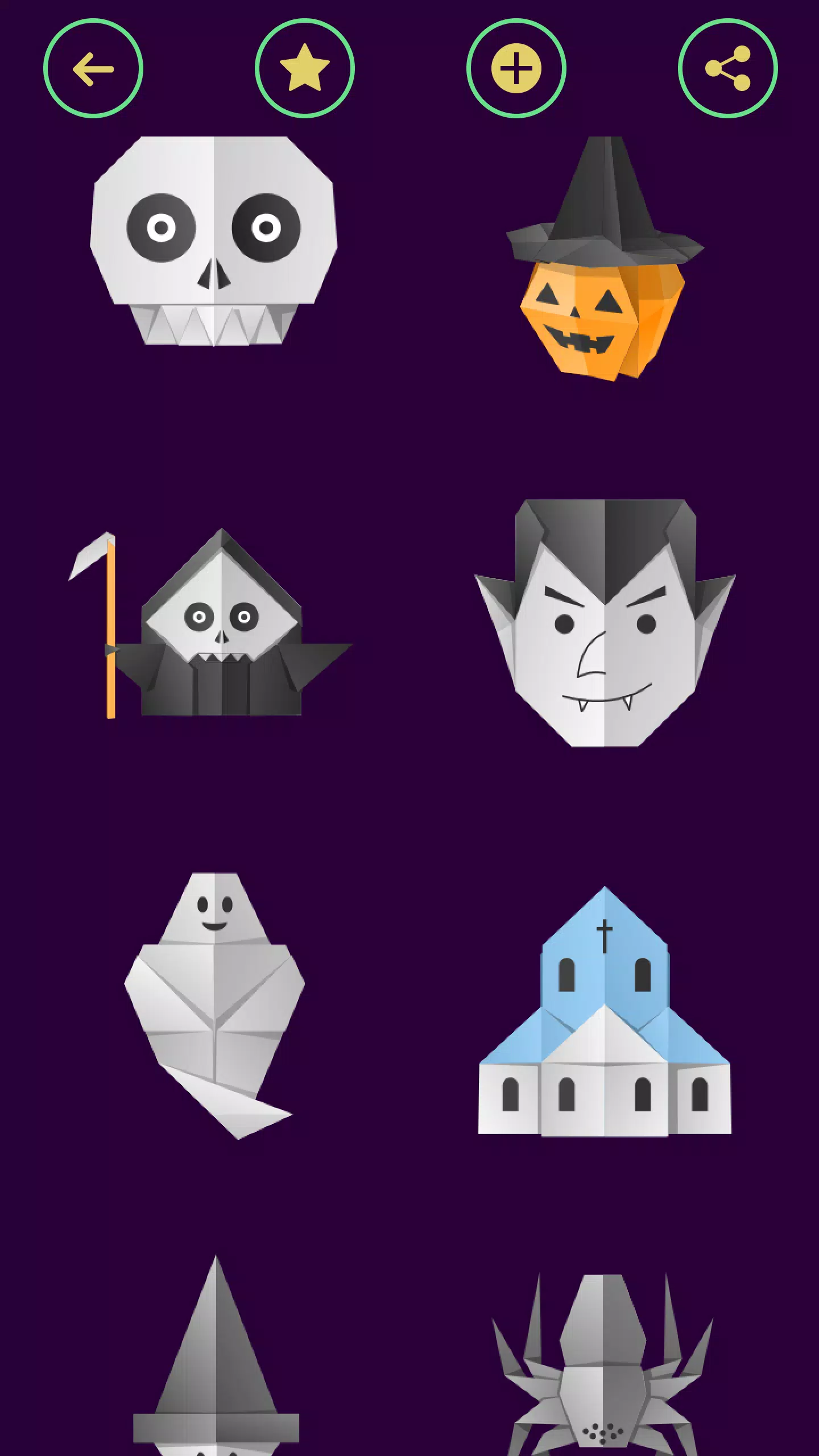 Origami Halloween應用截圖第4張