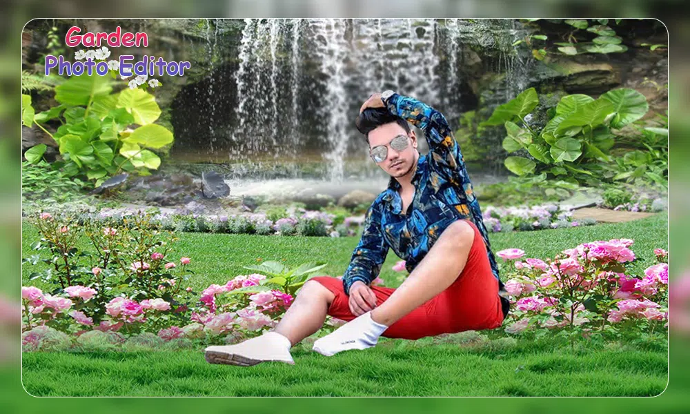 Garden Photo Frame Editor स्क्रीनशॉट 3