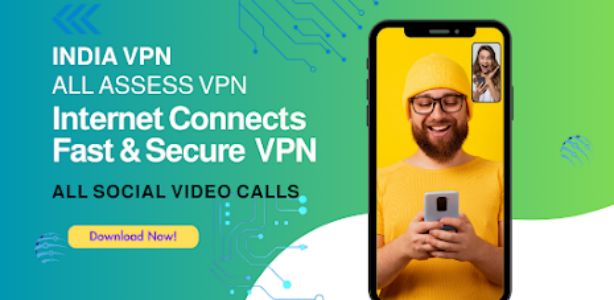 India VPN - Get India IP VPN 스크린샷 1