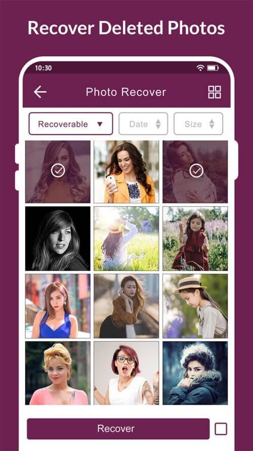 Recover Deleted All Photos Скриншот 2