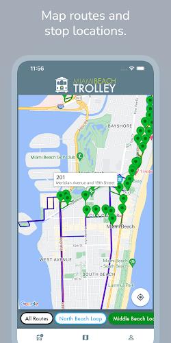 Miami Beach Trolley Tracker Скриншот 4