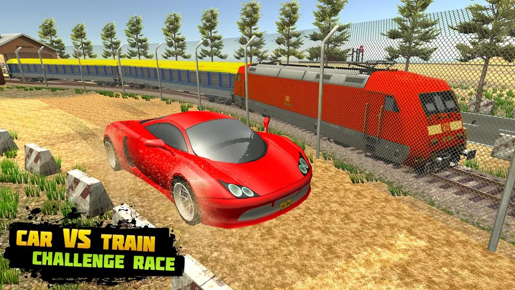 Train Racing 3d- Bus Vs Train Captura de tela 4