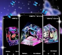 Amazing Cube Live Wallpaper Capture d'écran 1