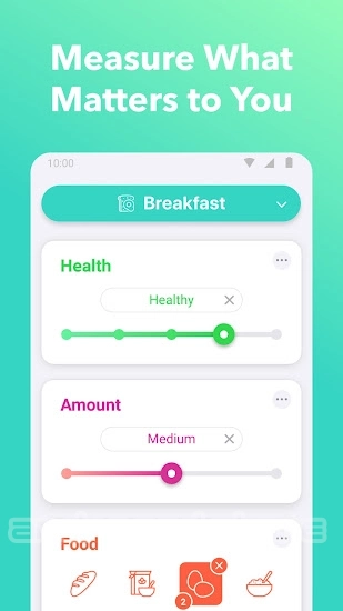 Nutrilio Food Journal Water & Weight Tracking Скриншот 2