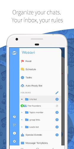 Wasavi: Auto message scheduler 스크린샷 2