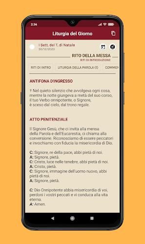 Liturgia del Giorno Capture d'écran 3