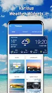 Weather Forecast App - Widgets Captura de tela 2