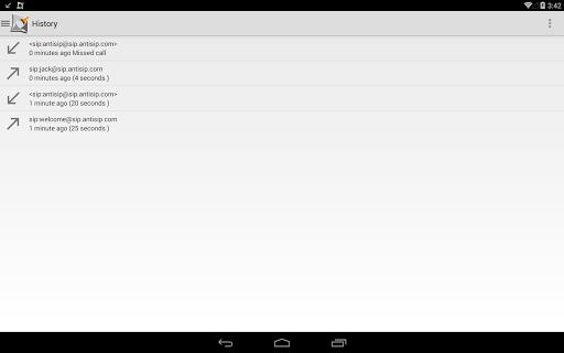 Voip By Antisip (+Video) Screenshot 3