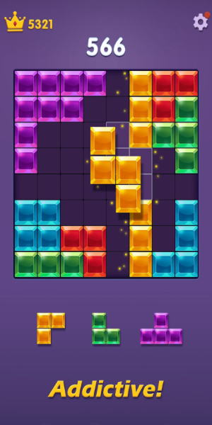 Blocks Puzzle: Gem Blast Screenshot 2