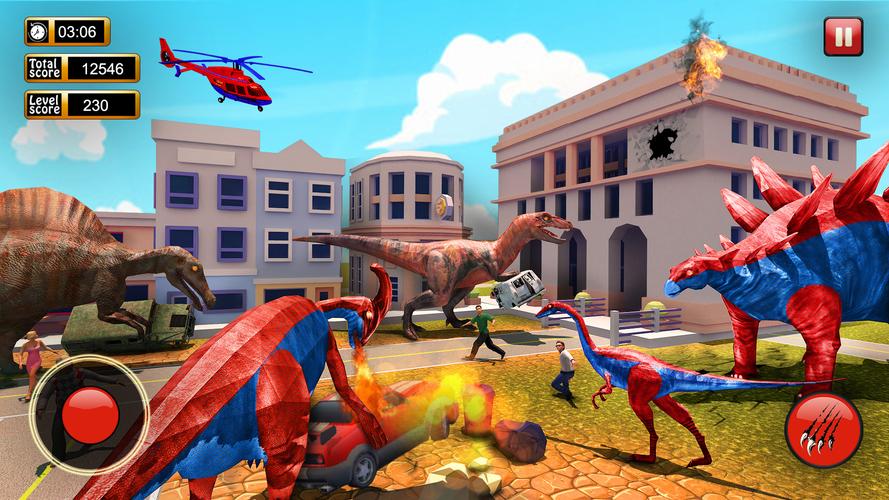 Dinosaur Games City Rampage應用截圖第3張