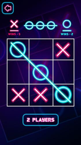 Tic Tac Toe 2 Player - xo game スクリーンショット 1