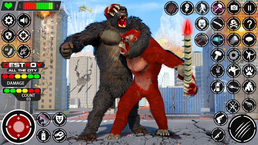 Giant Gorilla Bigfoot Monster 스크린샷 1