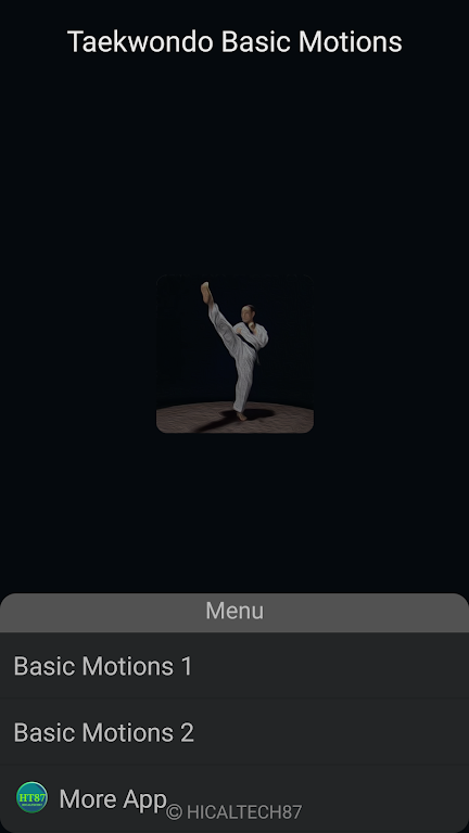 Taekwondo Basic Motions應用截圖第1張
