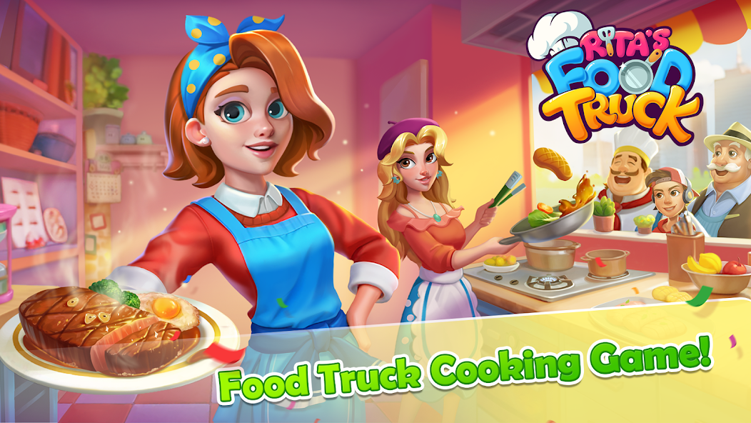Rita’s Food Truck:Cooking Game Mod應用截圖第1張