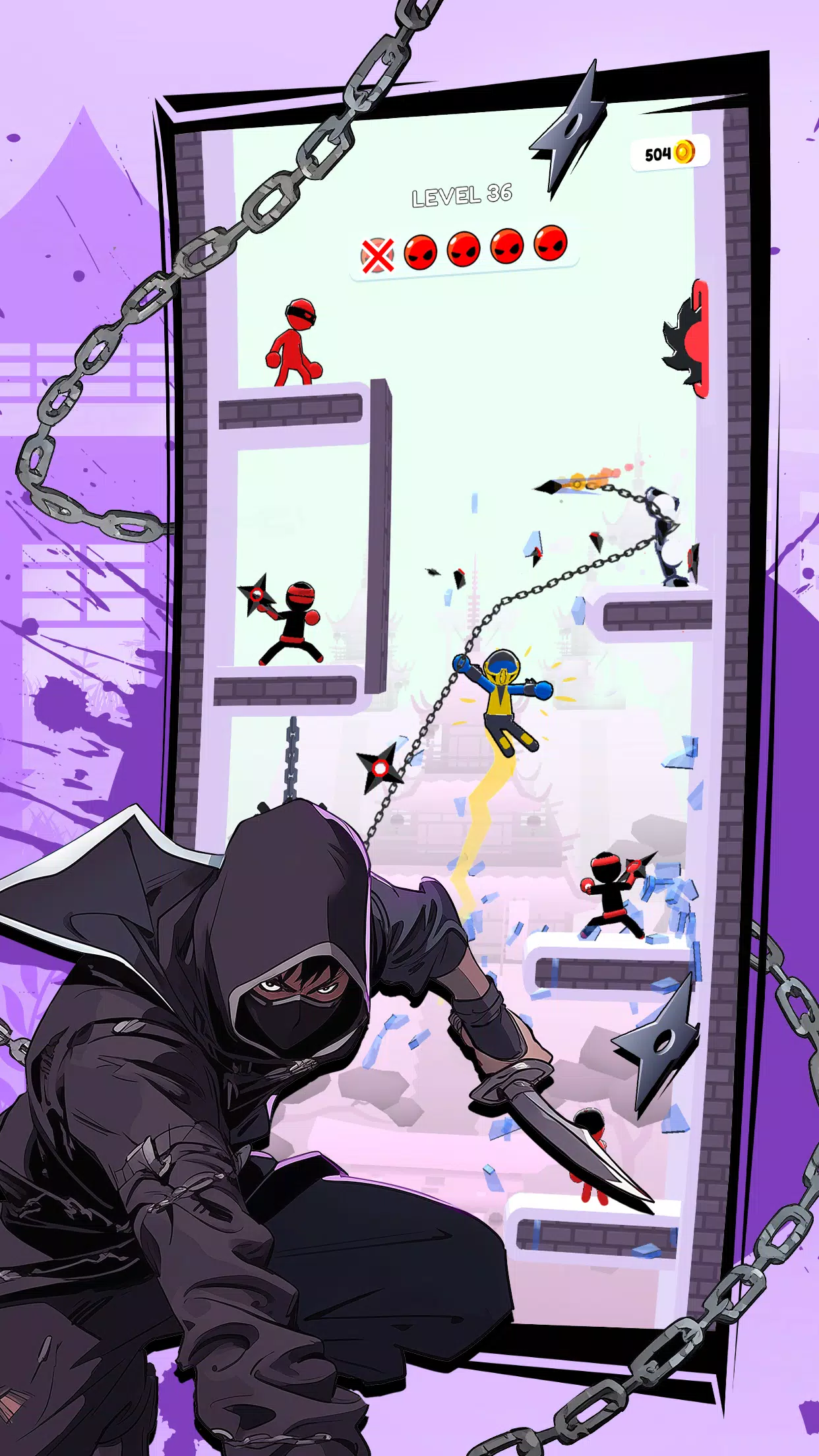 Stickman Teleport Master 3D 스크린샷 1