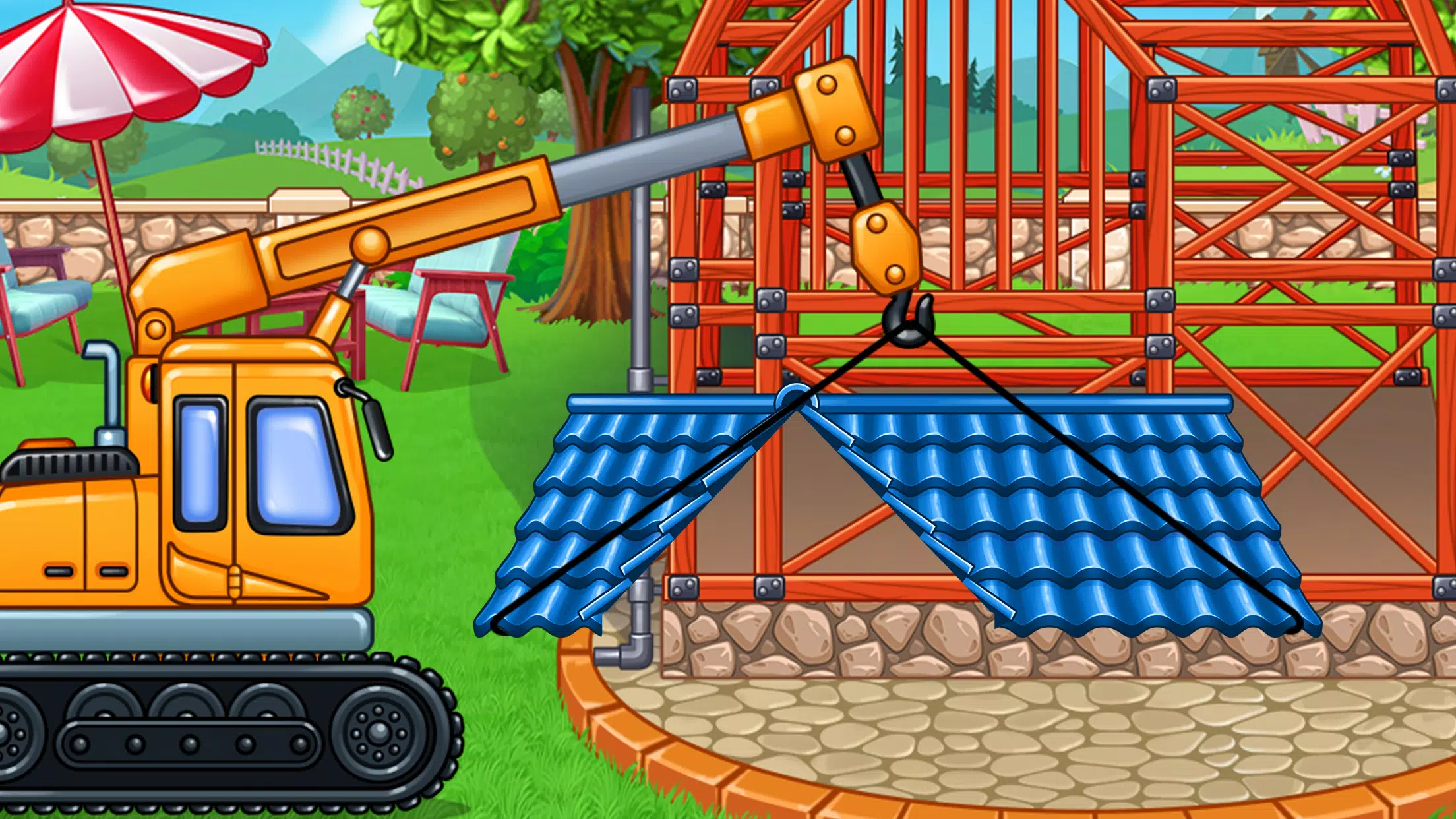Construction Truck Kids Games Скриншот 2