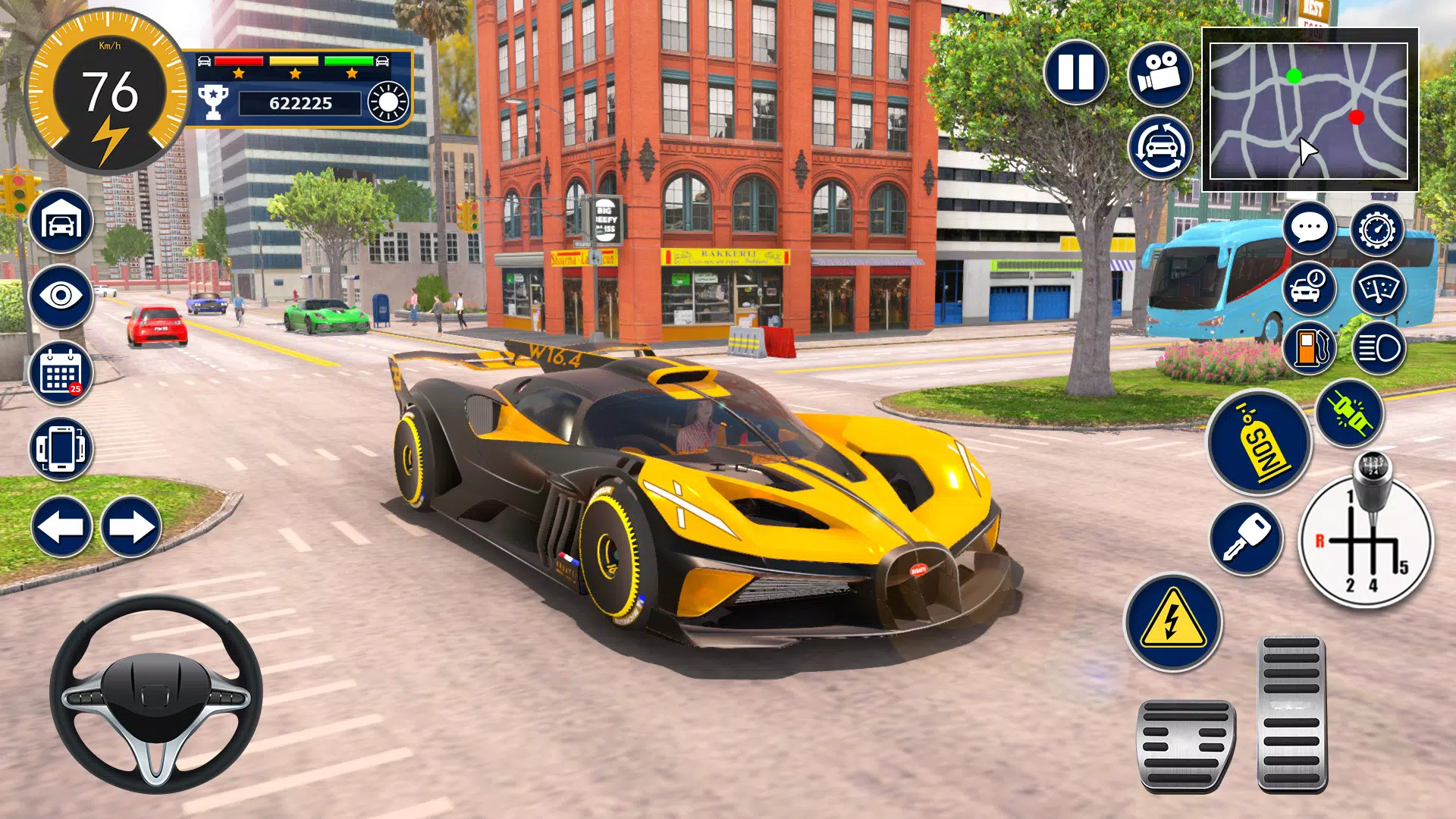 Bugatti Game Car Simulator 3D应用截图第2张