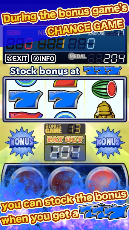 Slots【1G combo】Japanese Free Pachi-Slot game Screenshot 1