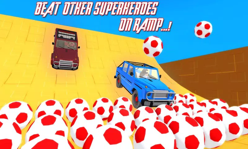 超级英雄特技越野车 Screenshot 2