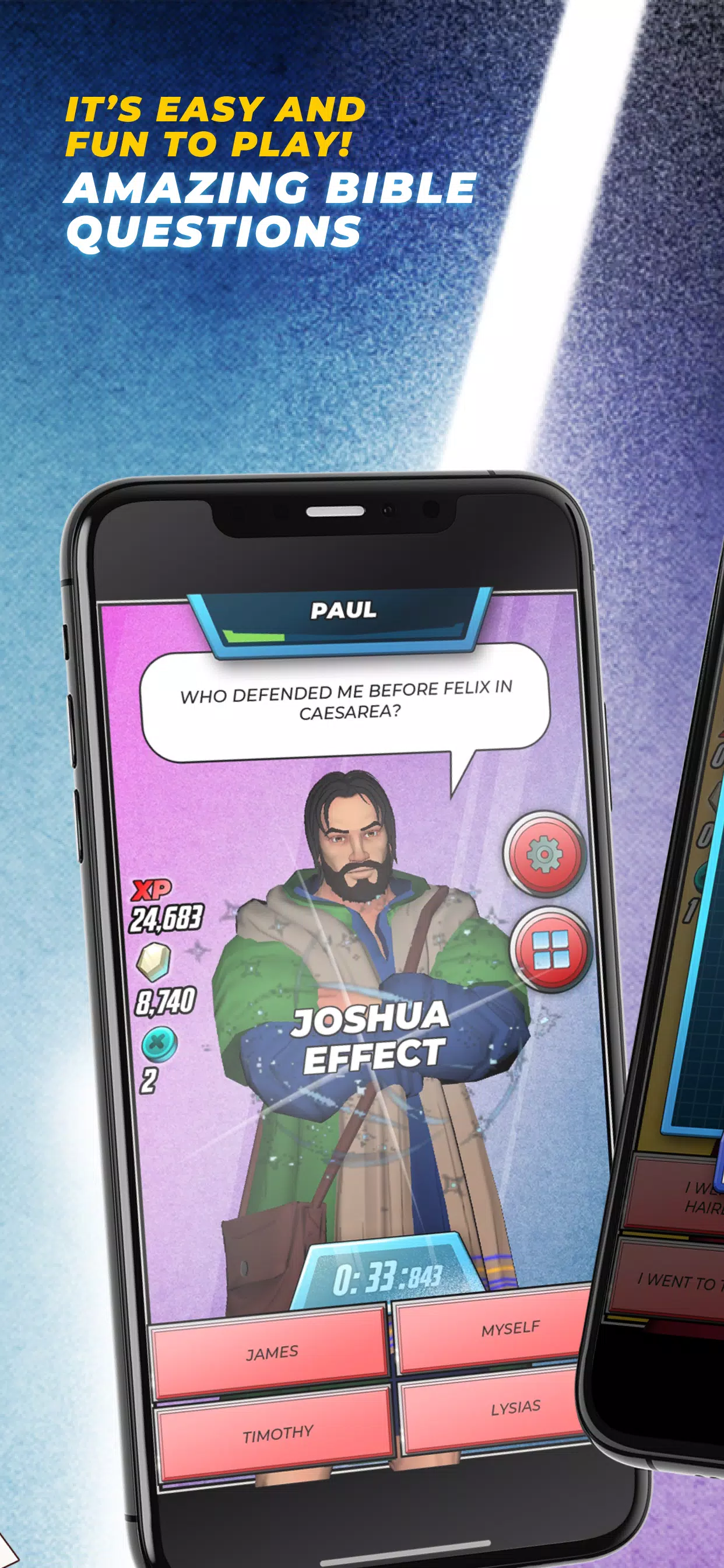Bible Trivia Game: Heroes 스크린샷 3