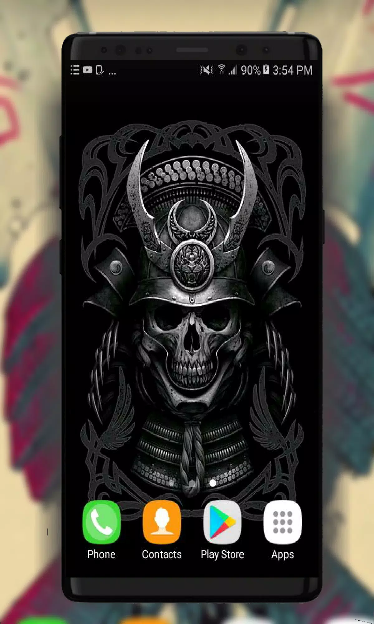 Samurai Art Wallpaper Скриншот 4