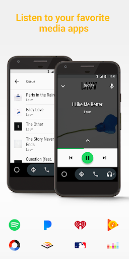 Android Auto – Google Maps, Media & Messaging スクリーンショット 4