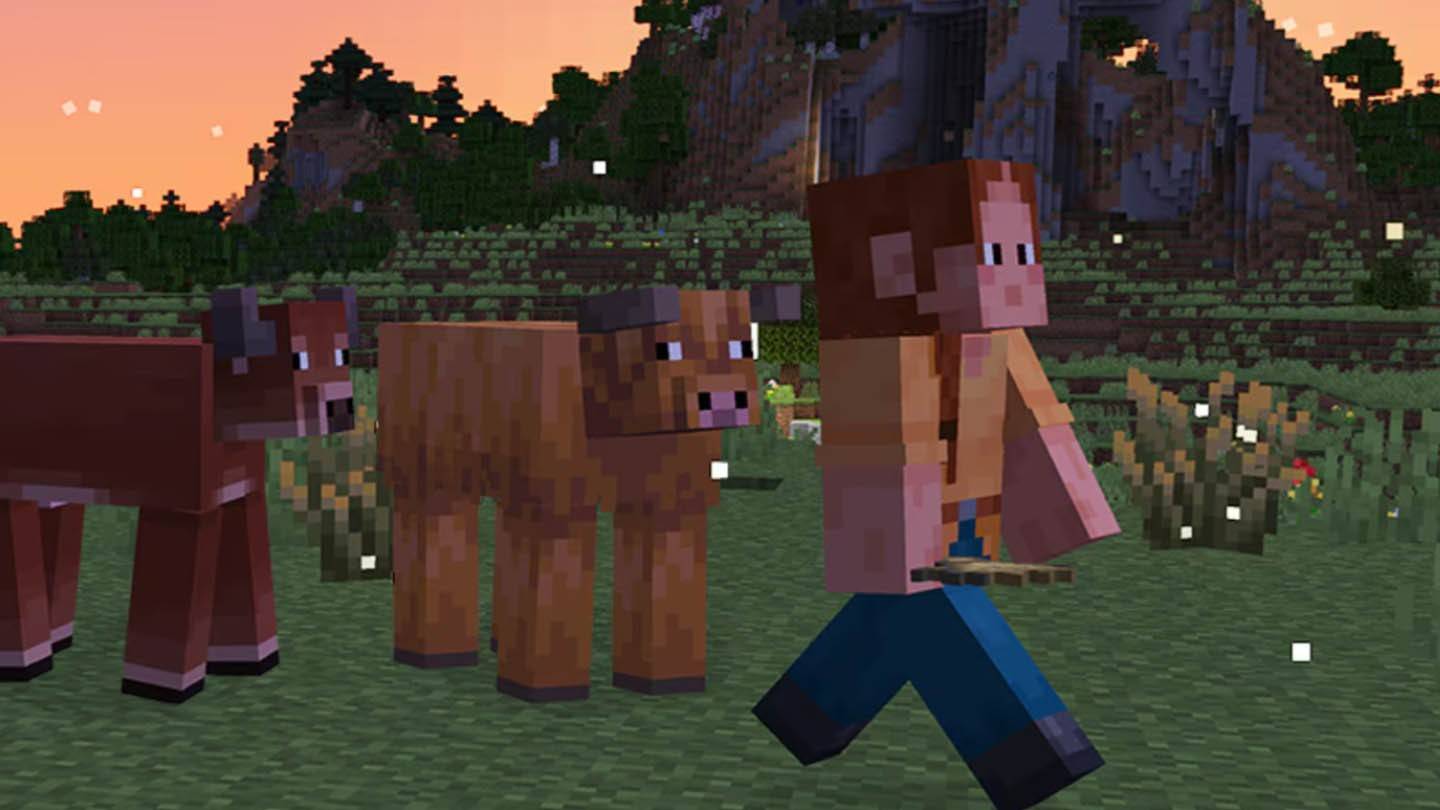 Minecraft अद्यतन: अनुकूली गाय, जुगनू नए पौधे और परिवेश संगीत