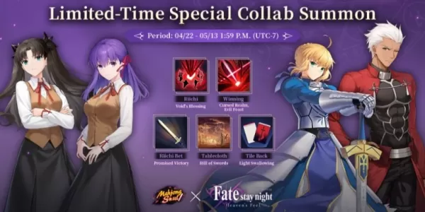 Mahjong Soul s'associe à Fate / Stay Night [Feel du Heaven]