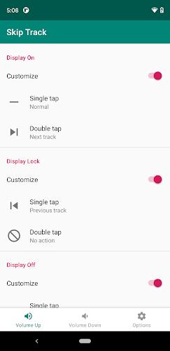 Skip track: volume button skip Captura de pantalla 1