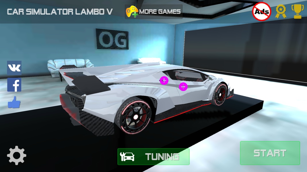 Car Simulator Veneno Скриншот 1