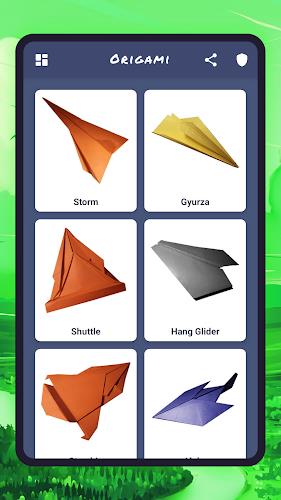 Origami aircraft, paper Screenshot 3